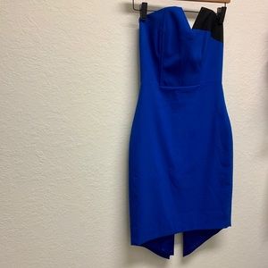 Michelle Mason royal blue and black dress size 0